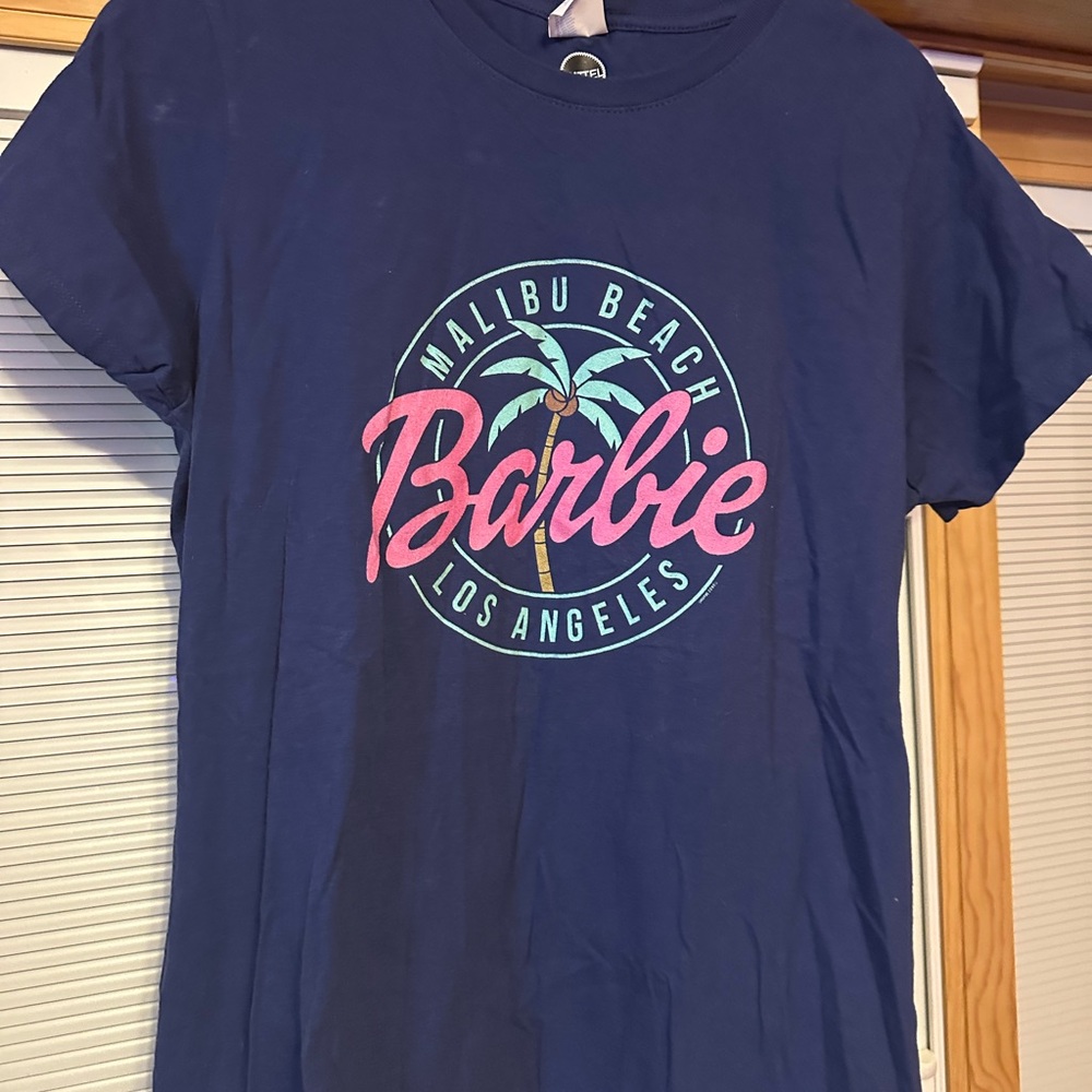 Barbie Malibu Beach Navy Tee